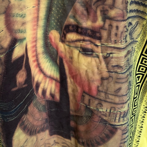 OMG T-Shirt yellow with print - Picture 3 of 7